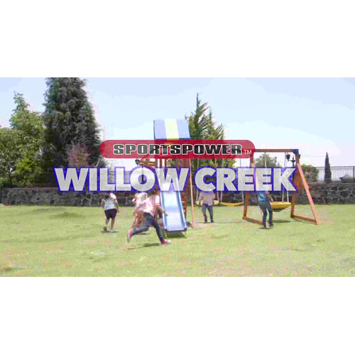 Sportspower Willow Creek Wooden Swing Set with Lifetime Warranty on 8